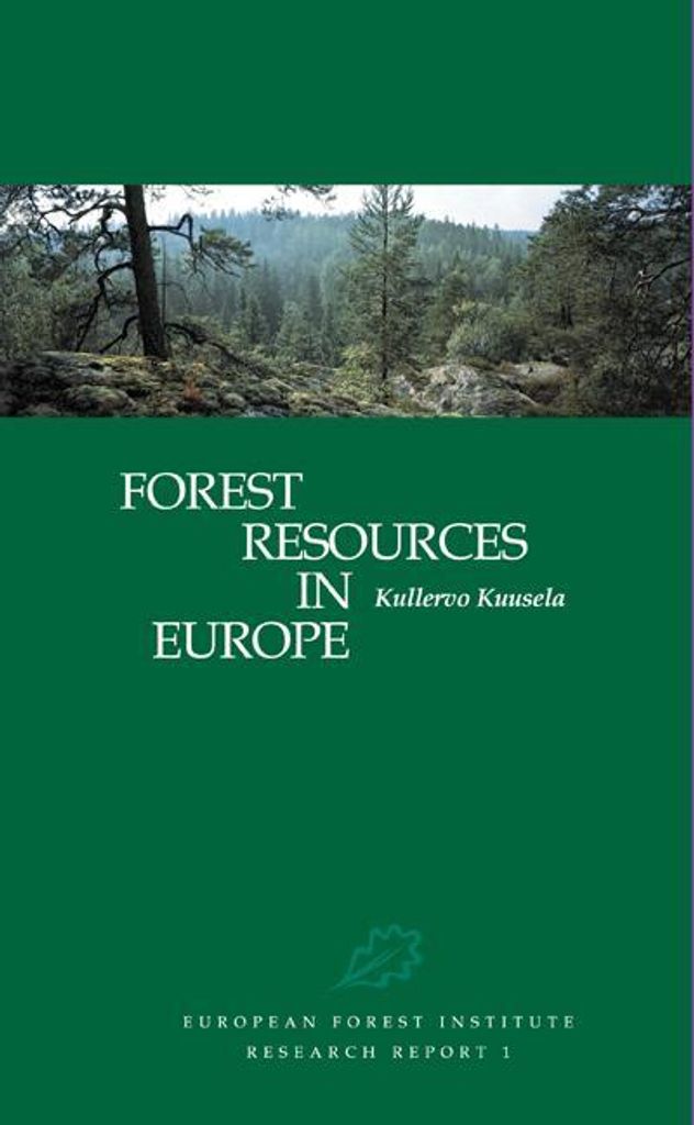 Forest Resources in Europe 1950 1990