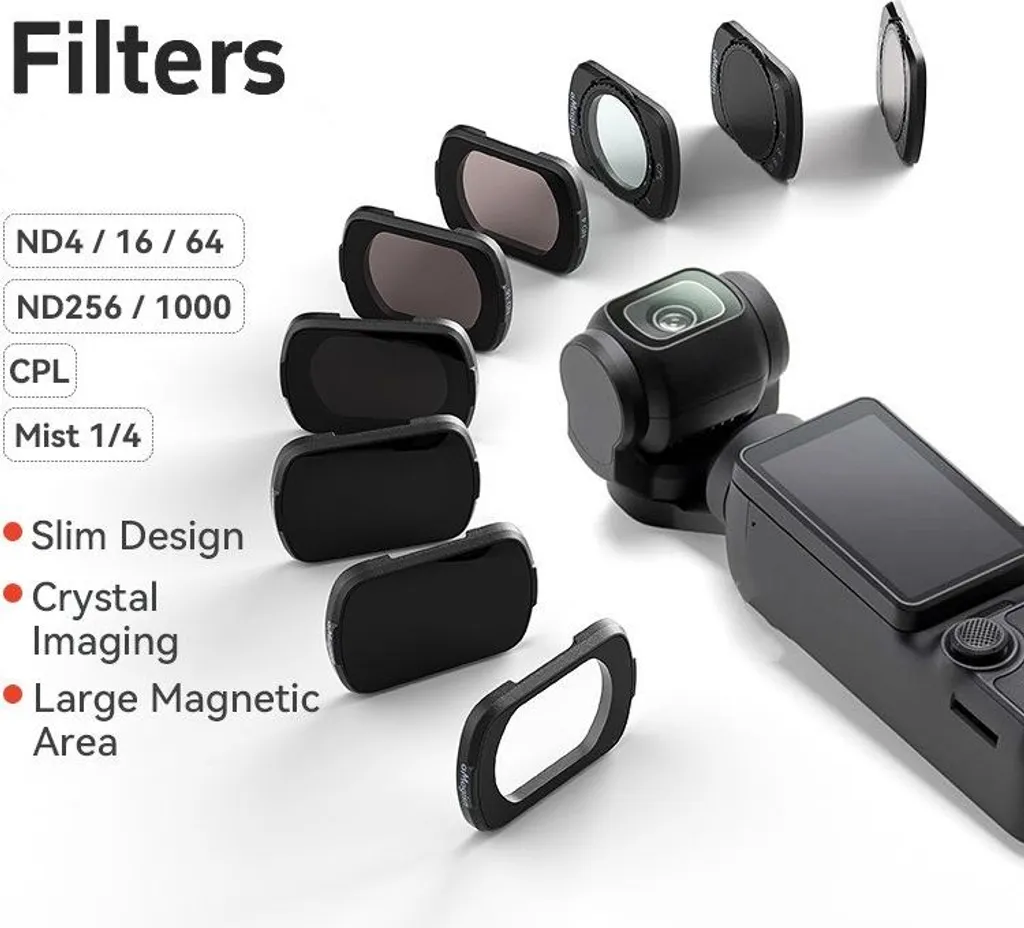 Filtre à densité neutre variable pour DJI Pocket 3 accessoire vidéo INF - 2