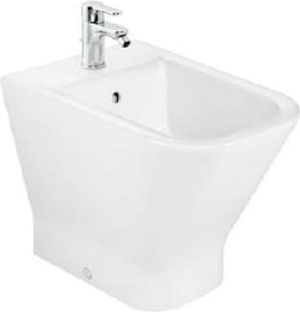 Roca The Gap - Stand-Bidet mit Überlauf, 1 Hahnloch, weiß A357477000