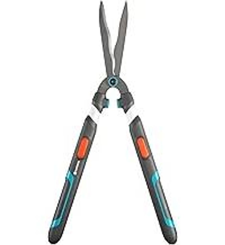 Gardena Heckenschere TeleCut: Leichte Gartenschere zum Schneiden von höheren Hecken, 23 cm, teleskopierbare Hebelarme, ergonomische Aluminiumgriff...