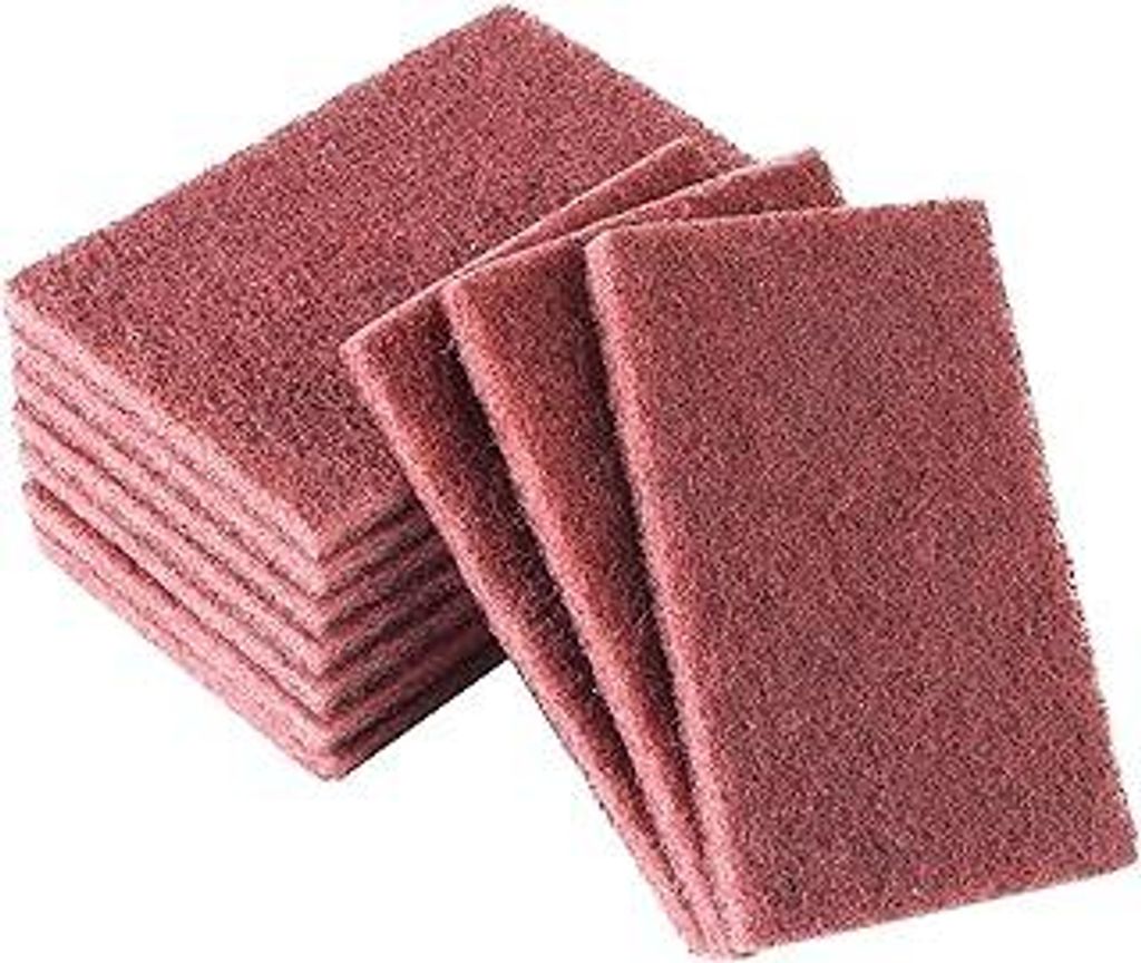 10 Stücke Scheuerschwamm, Hochleistungs Scheuerschwamm, Emery Tuch Reinigungsschwamm für Küche, Spüle, Schale