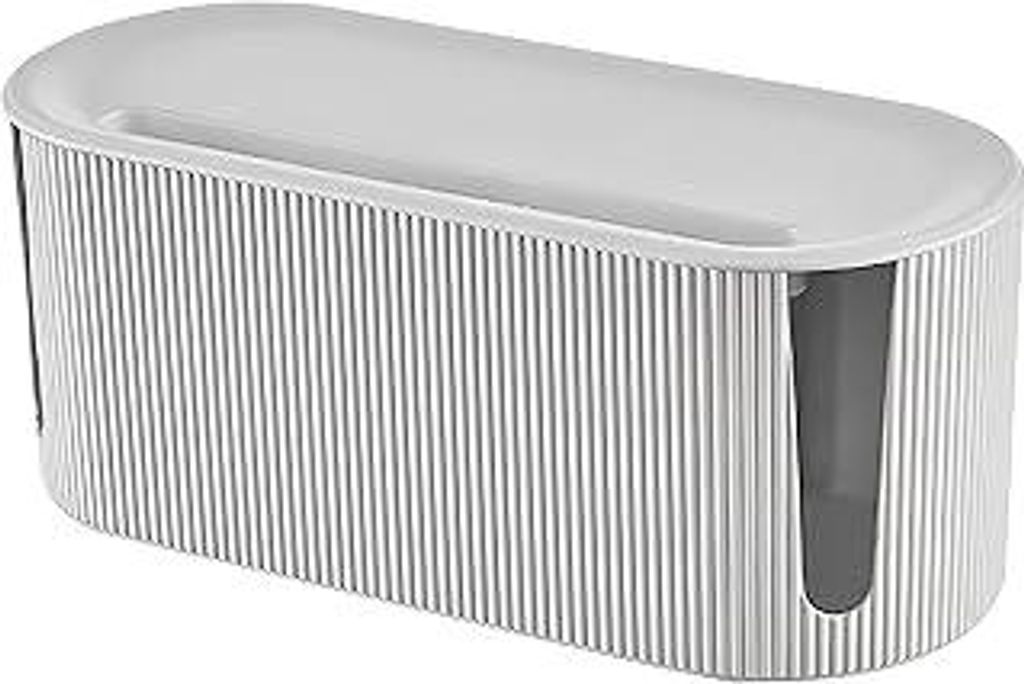 Kabelbox, DAWRIS Kabel Organizer Box Mit Deckel Kabelmanagement ABS-Kunststoff Kabelmanagement Box Multifunktional Überspannungsschutz Für Kabel ...