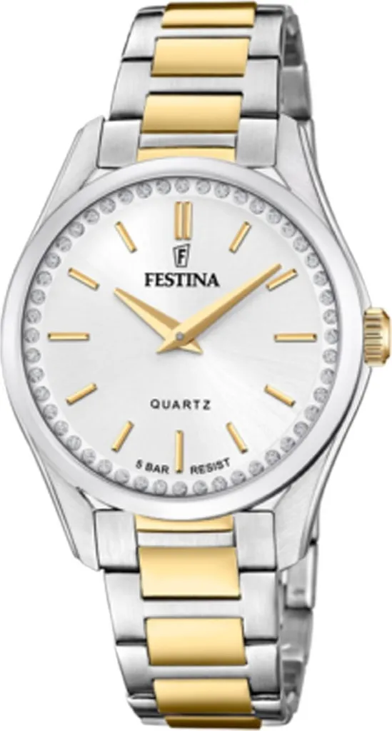 Festina F20619-1 CYRKONIE orologio da donna argento