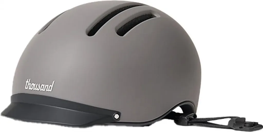 Casque vélo sécurisé Thousand Chapter MIPS avec lumière 50lm grise