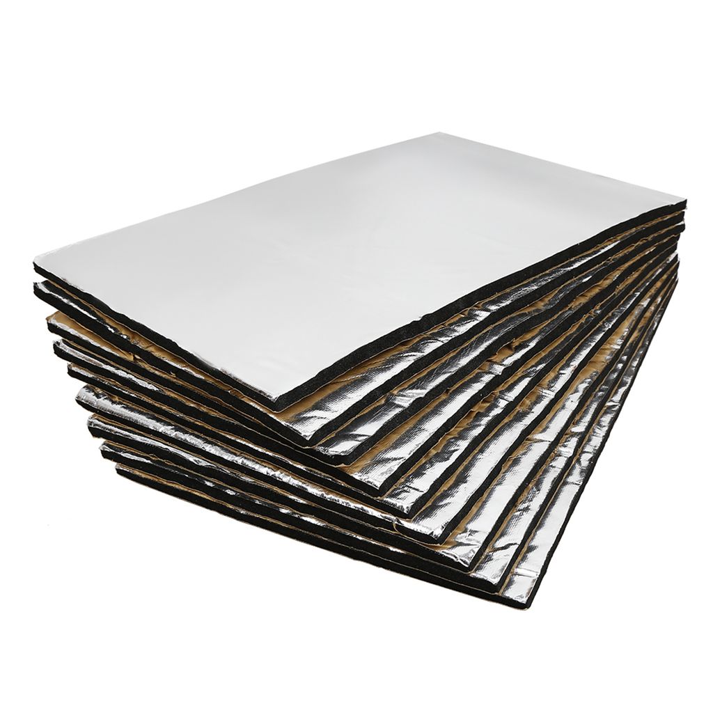 9 Stücke 14.4sqft Schalldämmung Dämmschaummatte Wärmedämmungsmatte Isolationsmatte 10mm*50cm*30cm