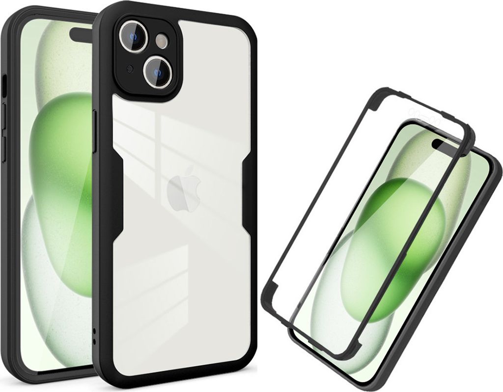 Coque pour iPhone 15, protection complète à 360° avec Image du produit 