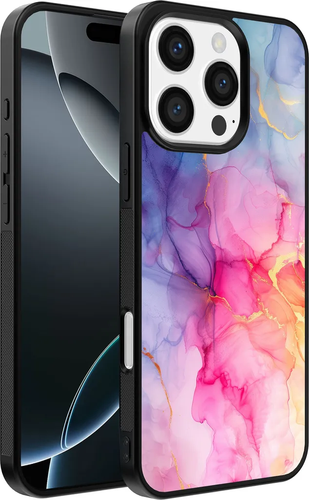 Custodia iPhone 16 Pro Marmo Arcobaleno | Cover TPU Smartphonica