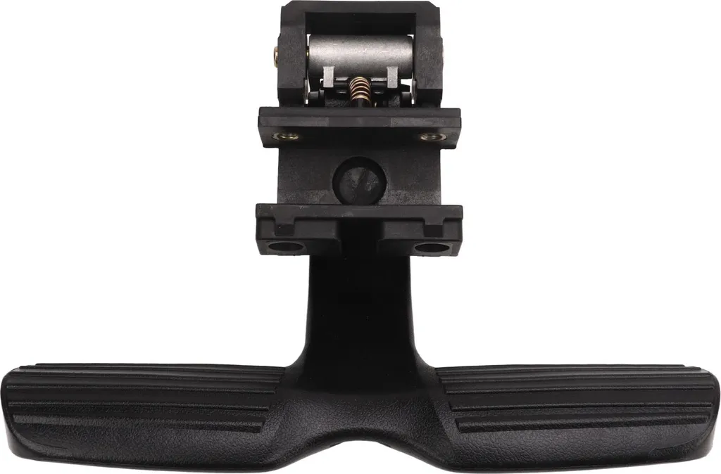 Marchepied escamotable arrière noir pour bus et camping-car universel