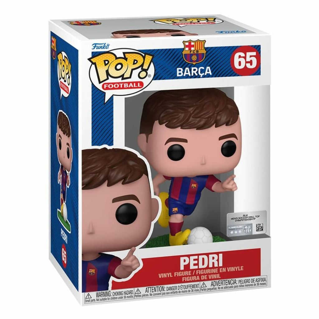 Barcelona - Pedri 65 Funko Pop! Vinyl Figur Produktbild 