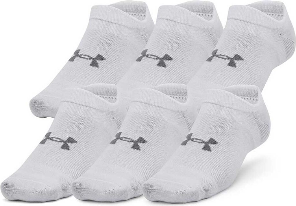Under Armour Essential Unsichtbare Socken 6 Paare Weiß EU 42 1/2-47 Mann Weiß EU 42 1/2-47