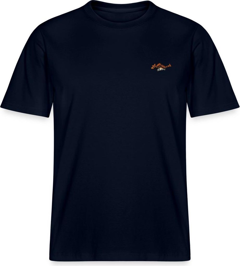 Spreadshirt Pippi Langstrumpf Auf Der Lauer Stick Relaxed Fit Uni T-Shirt, L, Navy