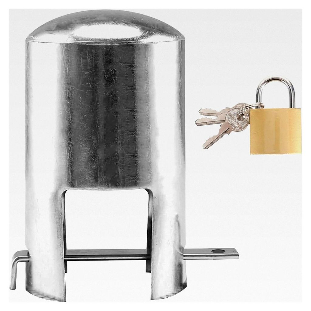 Wasserhahn-Sperre aus verzinktem Eisen, Diebstahlschutz für Außenwasserhähne, Abdeckung mit FaucetLock, Verriegelung für Küchen und Gärten