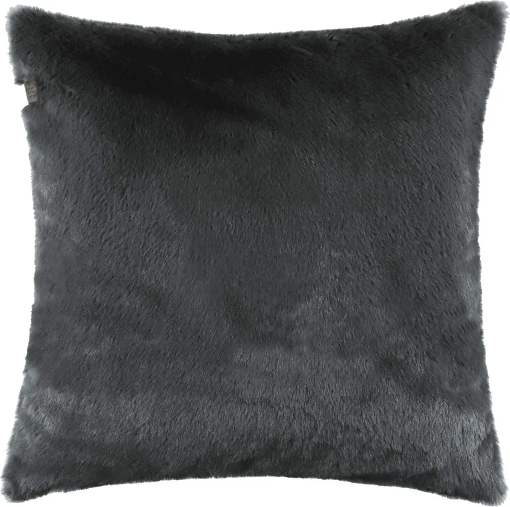 Housse de coussin anthracite 45x45 cm - Collection SCHÖNER WOHNEN ELEGANCE
