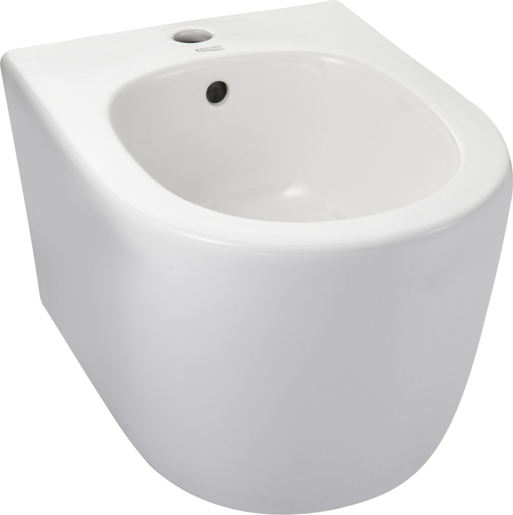 Balneo Hänge Bidet AROX Spülrandlos Wandmontage Keramik Produktbild 