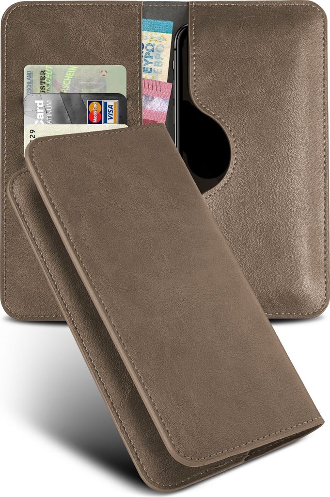 PURSE-CASE für Moto G5s, Farbe:Oliv