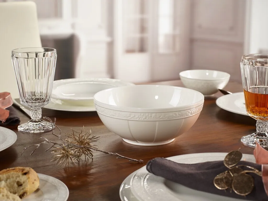 Villeroy & Boch Audun Fleur Piatto Fondo 24 Cm - Porcellana Premium Con Decoro Rame - 4