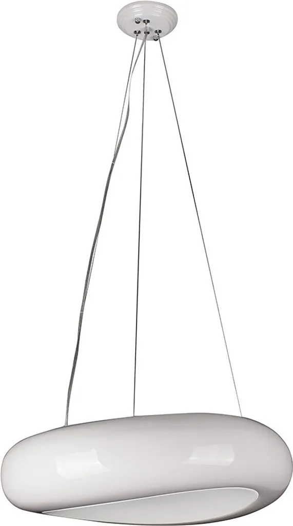 Suspension Zen Blanche 50cm Lumenzy : Éclairage Apaisant sans Éblouir