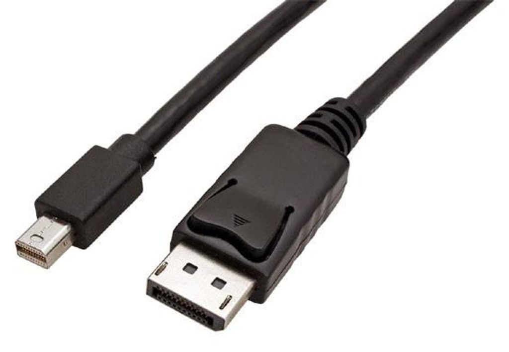 Video Kabel mini DisplayPort (M) - DisplayPort M, 2m, czarny