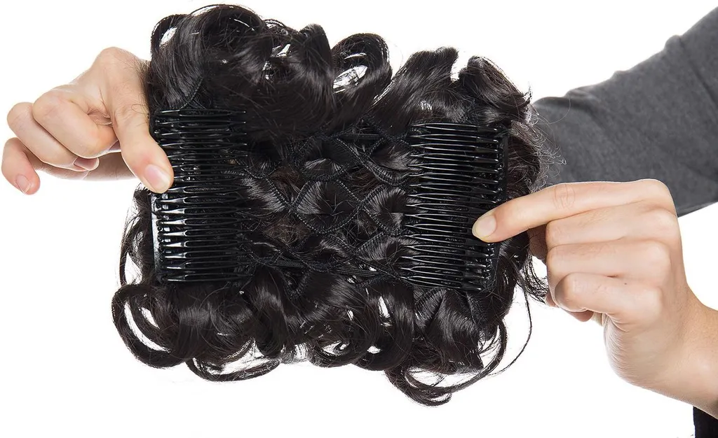 Extensions à clip cheveux naturels fins solution volume brun sable - 2