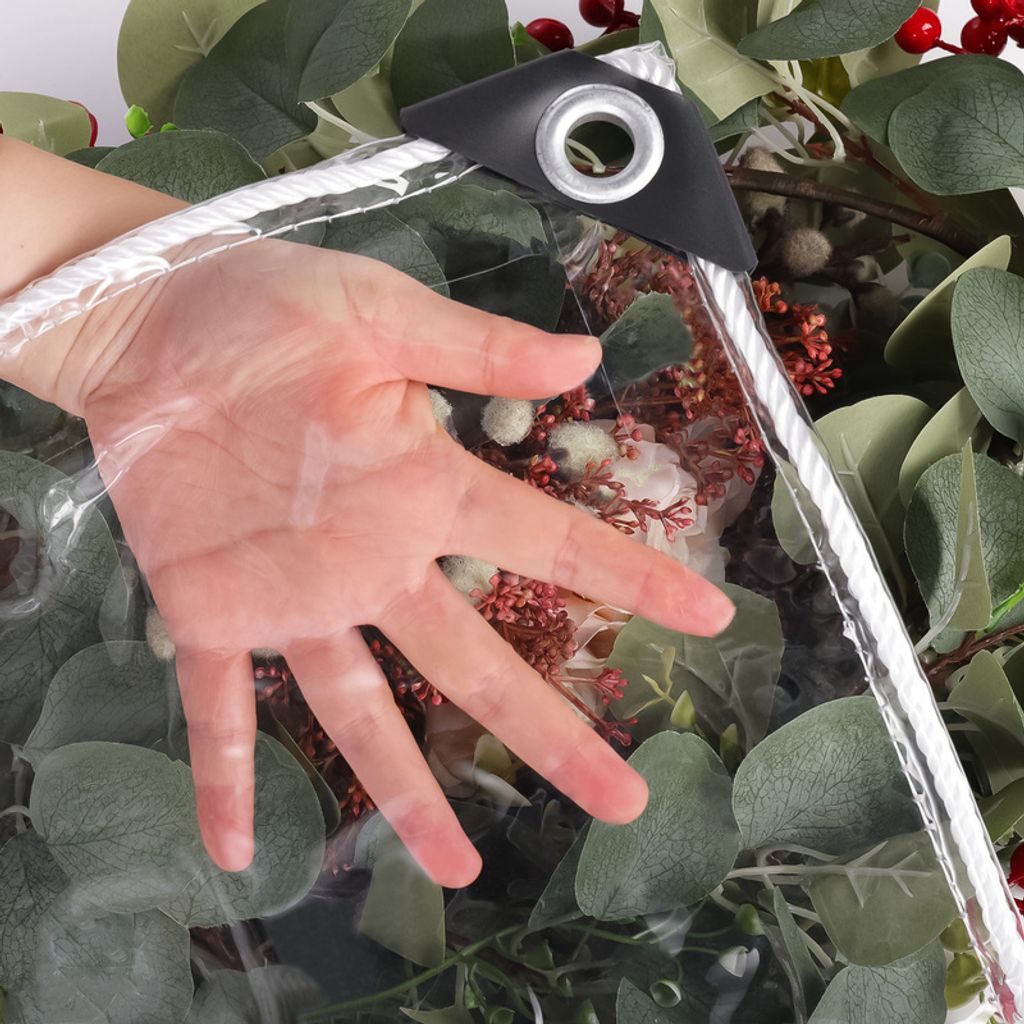 (2 x 2,5 m) Regenschutz, wasserdichte transparente Produktbild 4