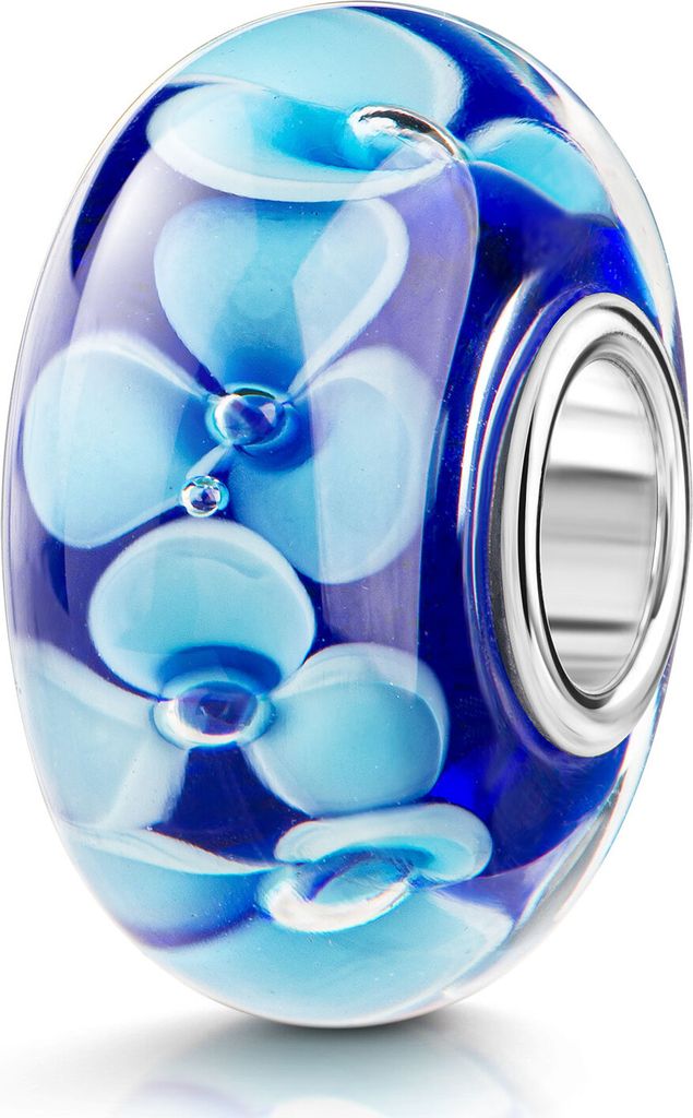 MATERIA by Matthias Wagner Blumen Glas Bead blau Glasperle Produktbild 