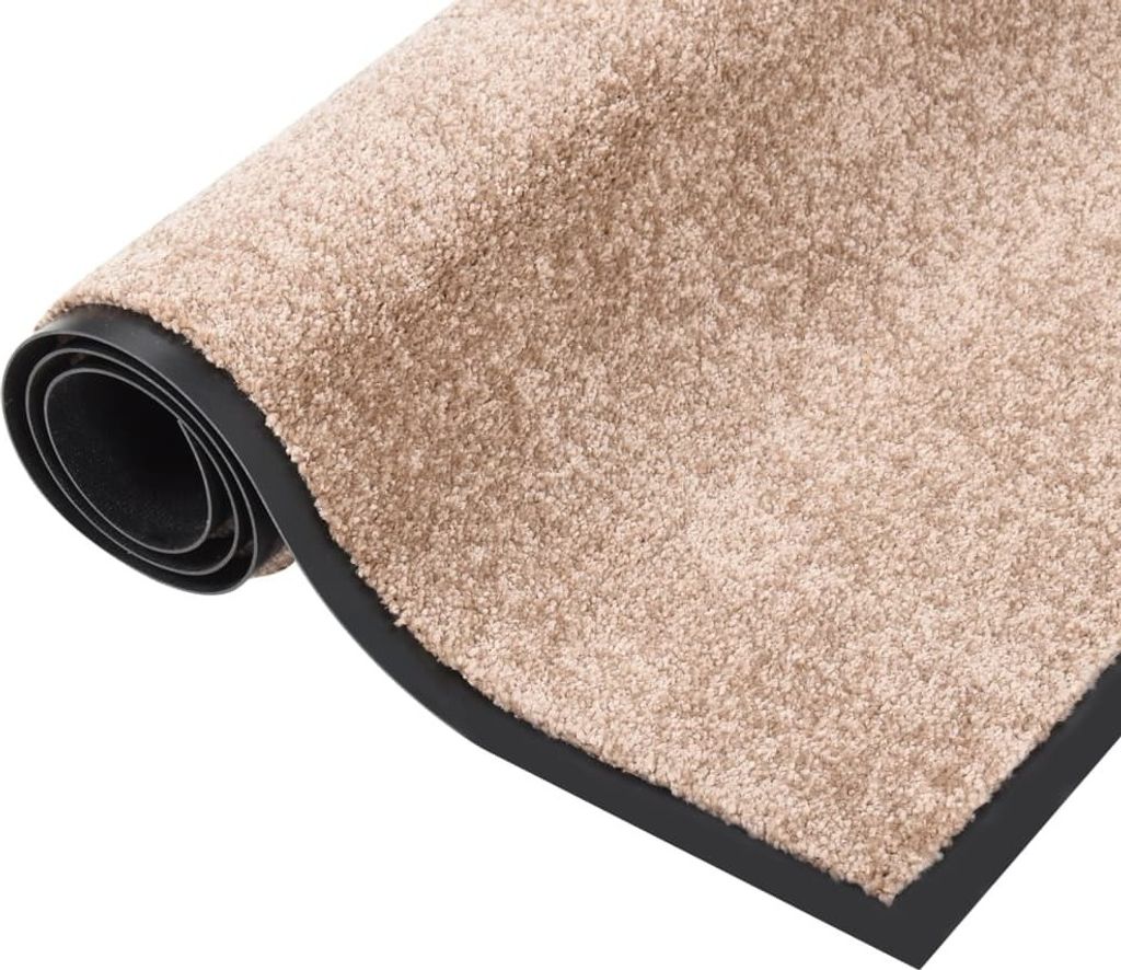 vidaXL Paillasson Beige 80x120 cm Image du produit 