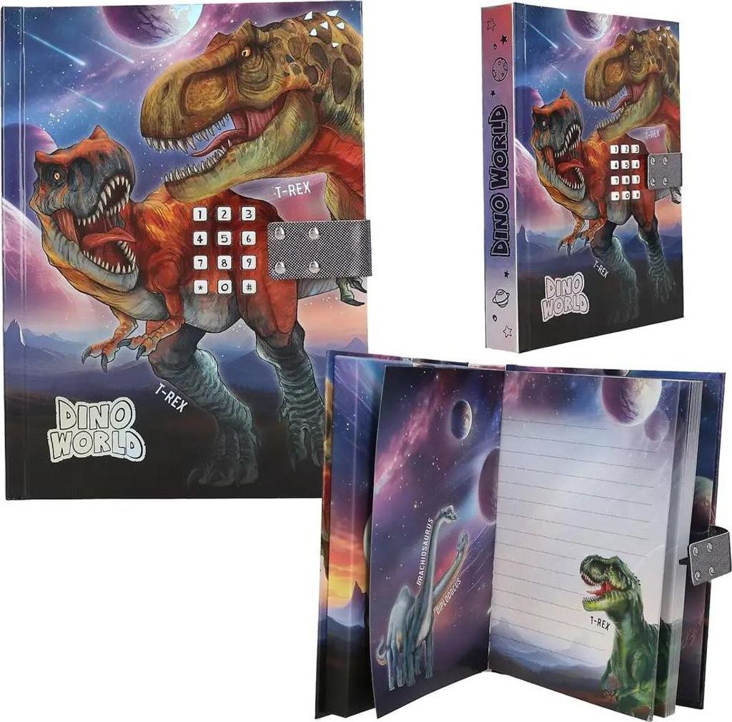 depesche vertrie Dino World diario in codice segreto con Immagine del prodotto 