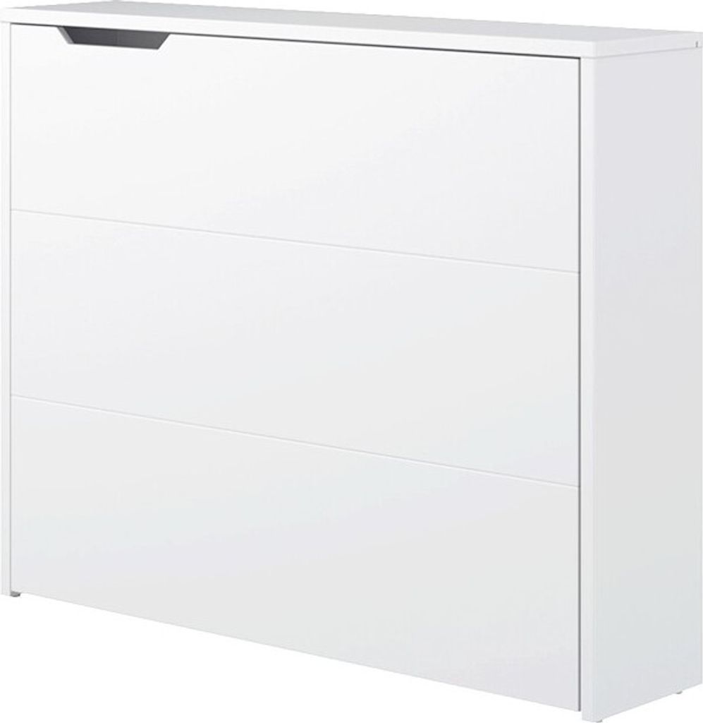 Furniture24 Klappschreibtisch Work Concept Schreibtisch Bürotisch Weiß/Rechts