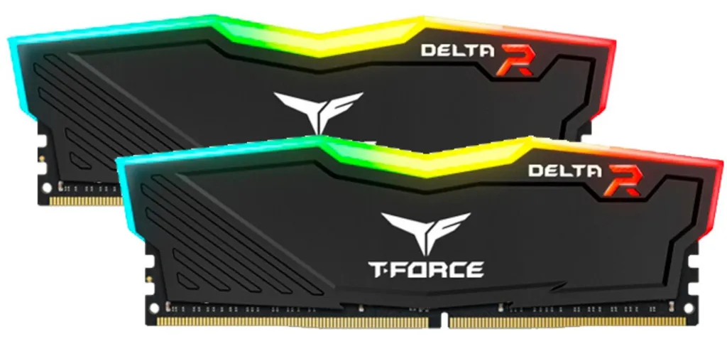 Kit RAM RGB 16 Go Team Group DELTA DDR4 3200 MHz CL16 Haute Performance