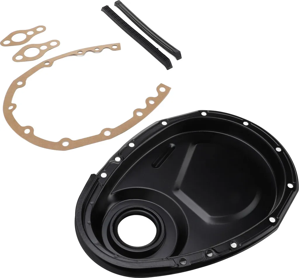 Kit d'étanchéité carter de distribution métal SBC 350 305 Noir Mat