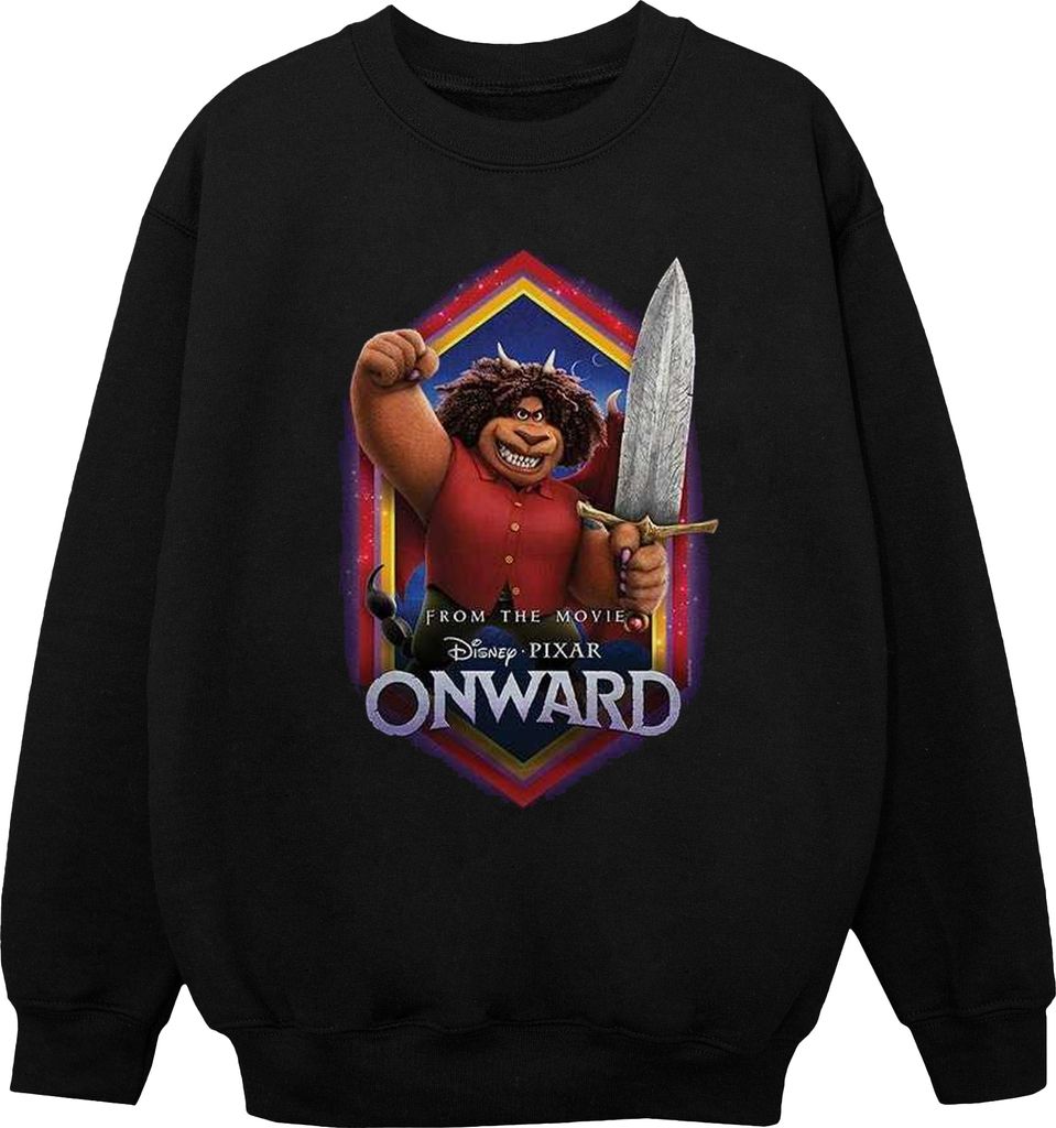 Disney - "Onward" Sweatshirt für Herren BI43241 (3XL) (Schwarz)
