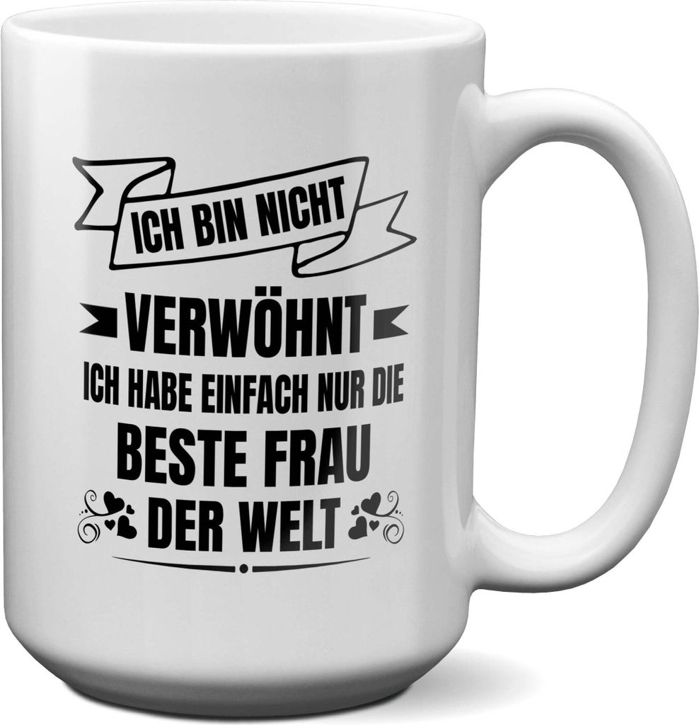 22Feels XL Tasse Ehemann Geschenk Erster Hochzeitstag Kaffeetasse Männer Hochzeitsjubiläum Ehepartner Valentinstag für Ihn Weihnachten Geburtsta...