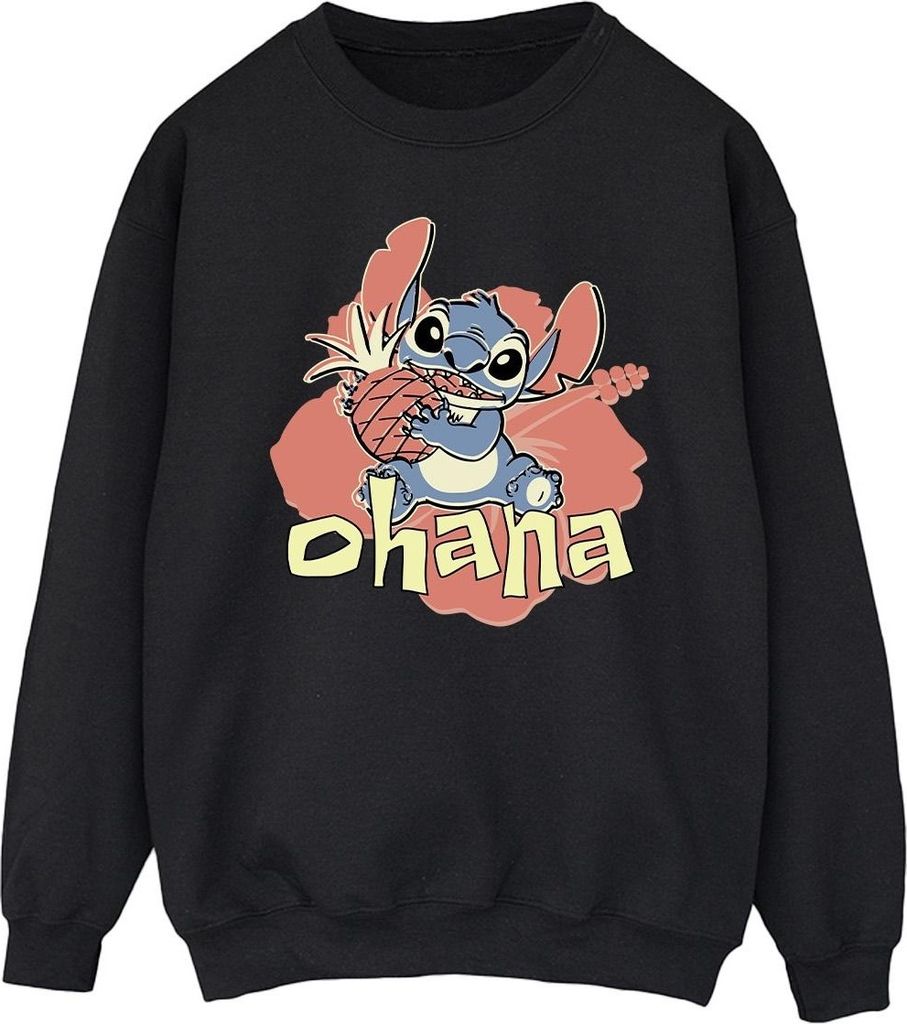 Disney - "Ohana" Sweatshirt für Herren BI31184 (S) (Schwarz)