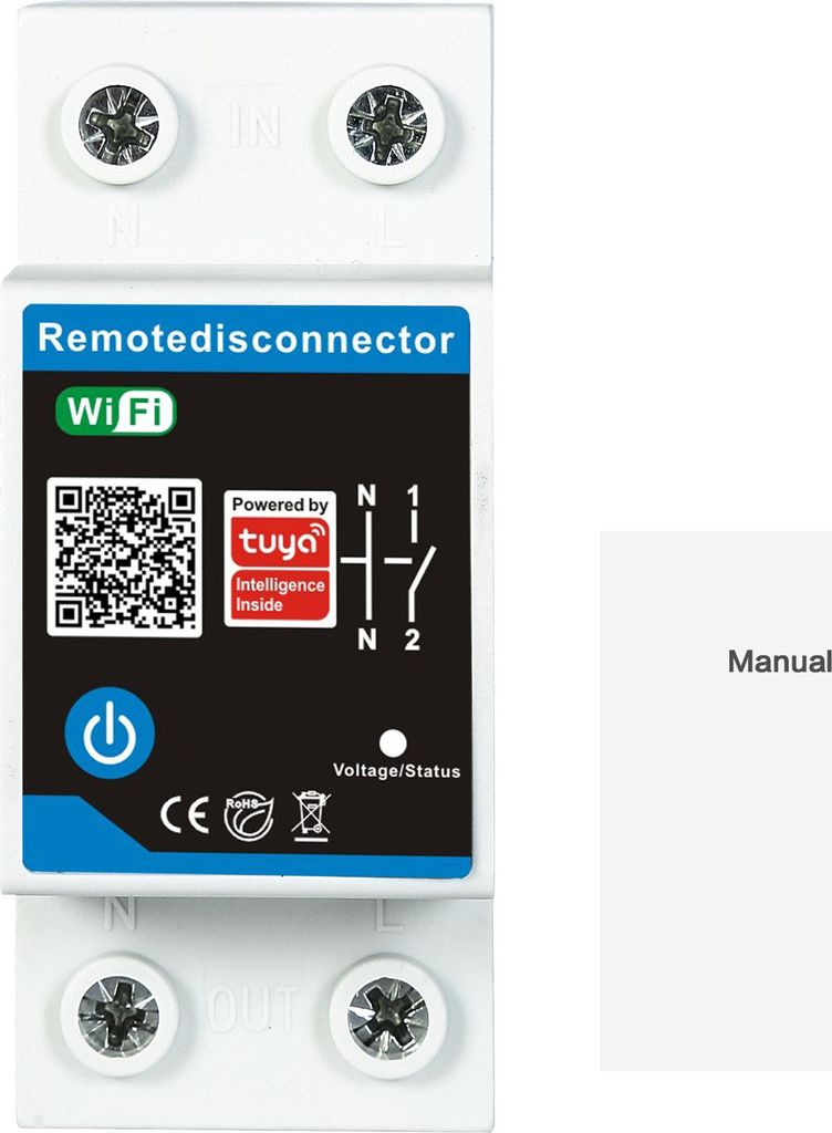 Tuya WiFi Smart Switch AC230V 63A Fernsteuerung und intelligenter Zeitschalter mit APP