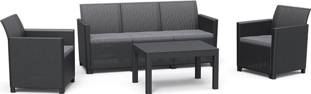 Allibert CLAIRE 5 SEATERS set  - grafit Obrázek produktu 