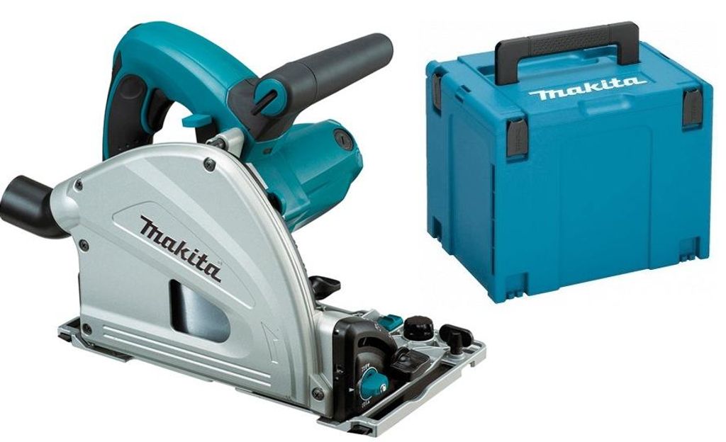 Scie plongeante 1300W + coffret MAKPAC 4 - MAKITA - SP6000J Image du produit 