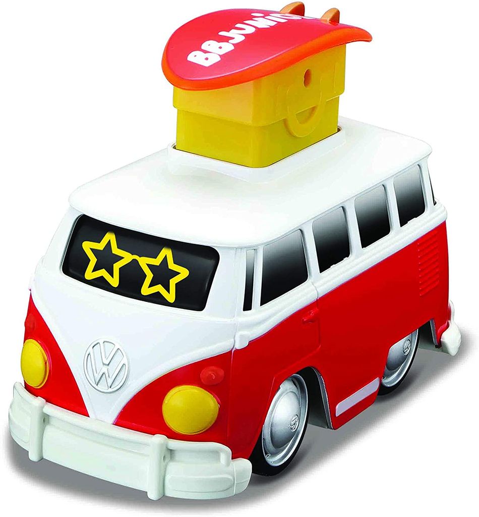 Volkswagen Bulli Samba 'Press & Go' (rot) Kinderauto Spielzeugauto Kleinkinder