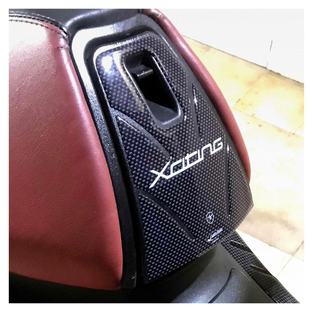 3D Harz Aufkleber zur Dekoration und zum Schutz der Motorradsitz-Aufbewahrungstür für Kymco XCITING 250-300-500