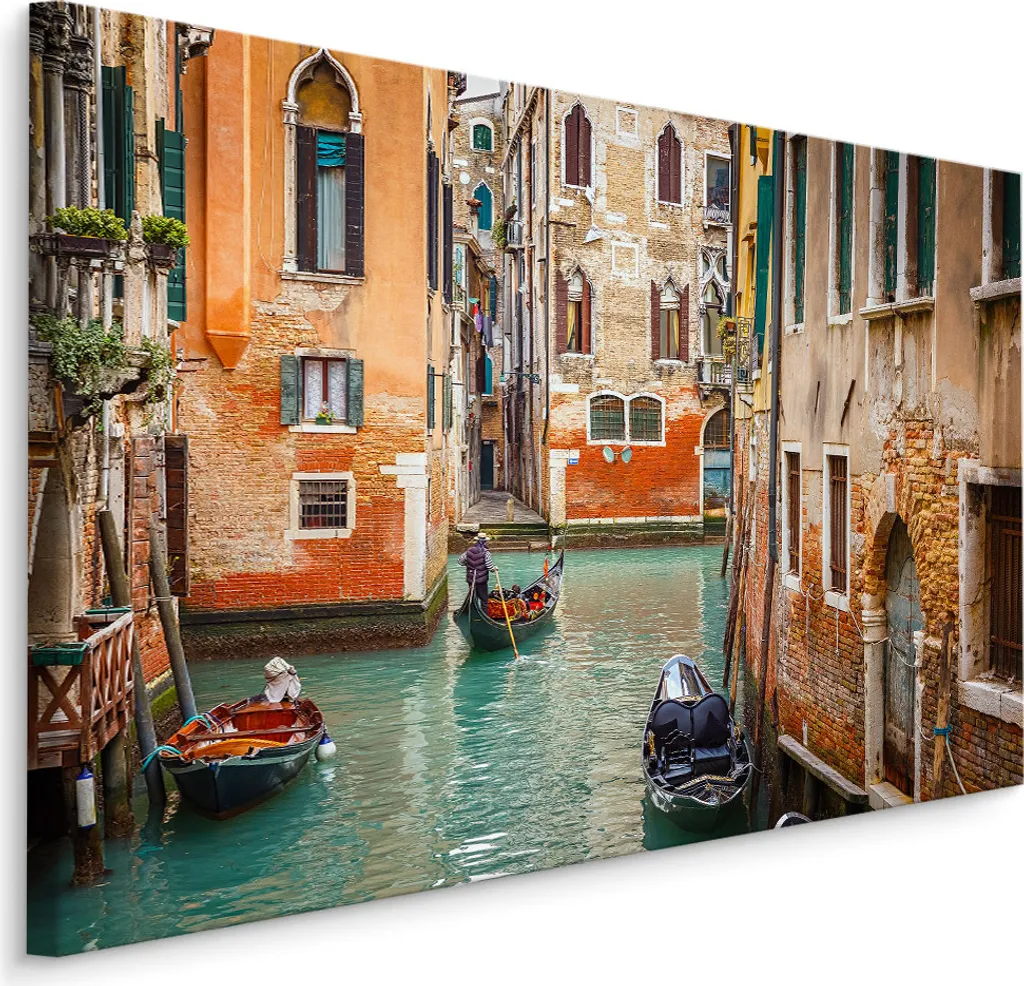 Stampa su Tela Venezia 90x60 XXL Moderna - Arredo Casa Città e Canali