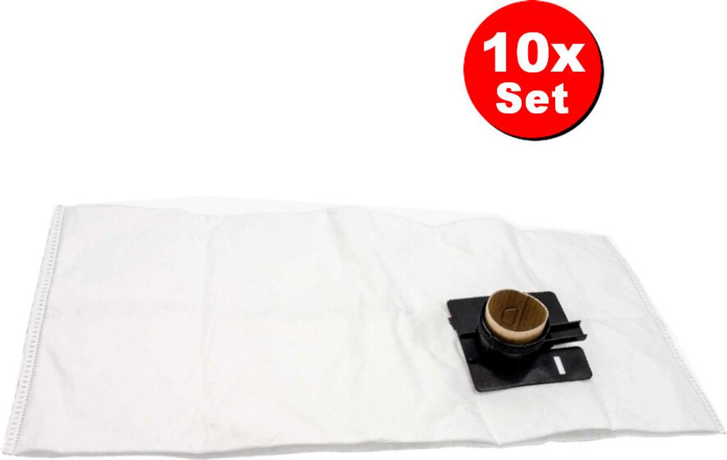 10x Trade-Shop Microvlies Staubsauger-Beutel für CT 22 E, CTL 22, CTL 33, CTL 33 LE SG, CTL 44 E-AS, CTL 55, CTM 5, Kränzle Ventos 25, 35 Staubsa...