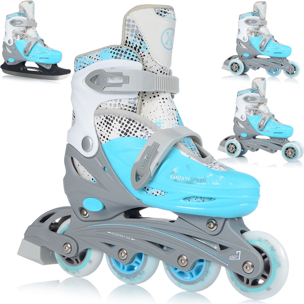 Nils Extreme Rollschuhe 2in1 - Schlittschuhe Kinder - Produktbild 