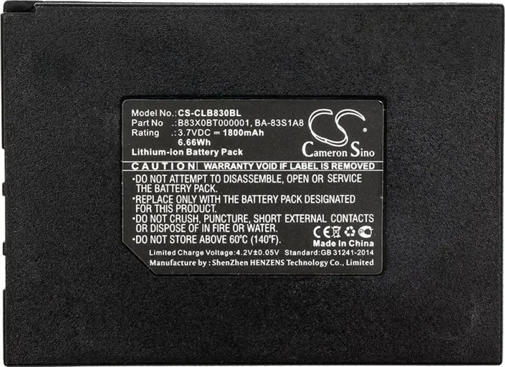 Batterie pour Terminal Inventaire Cipherlab 8300 Autonomie Boostée