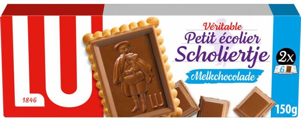 LU Scholiertje mléčné sušenky 150g – křupavé sušenky s Obrázek produktu 