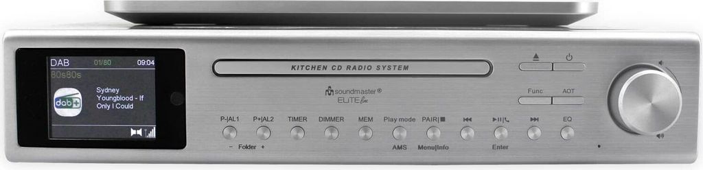 Soundmaster UR2180SI CD-Player HiFi-CD-Player Silber Produktbild 