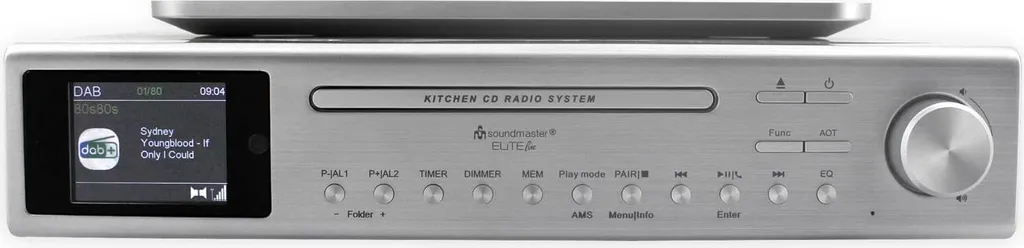 Radio-CD de cuisine Soundmaster UR2180SI DAB+ et Bluetooth argent - 5