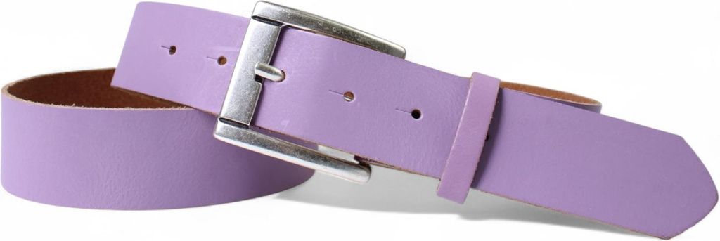 FRONHOFER Damen Ledergürtel 4 cm mit altsilbernen Gürtelschnalle, echt Leder
