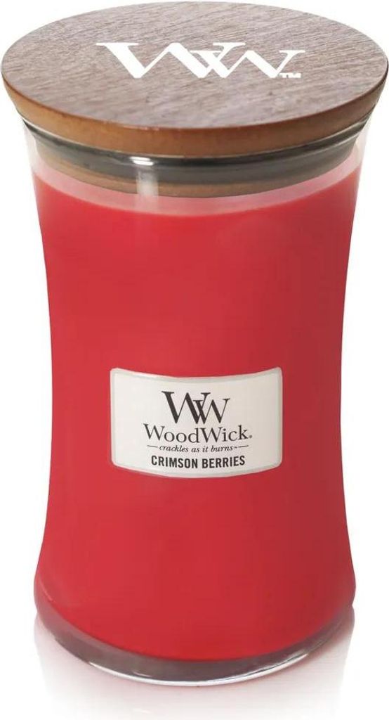Candela WOODWICK - BIRRIE ROSSE CARMINIO Immagine del prodotto 
