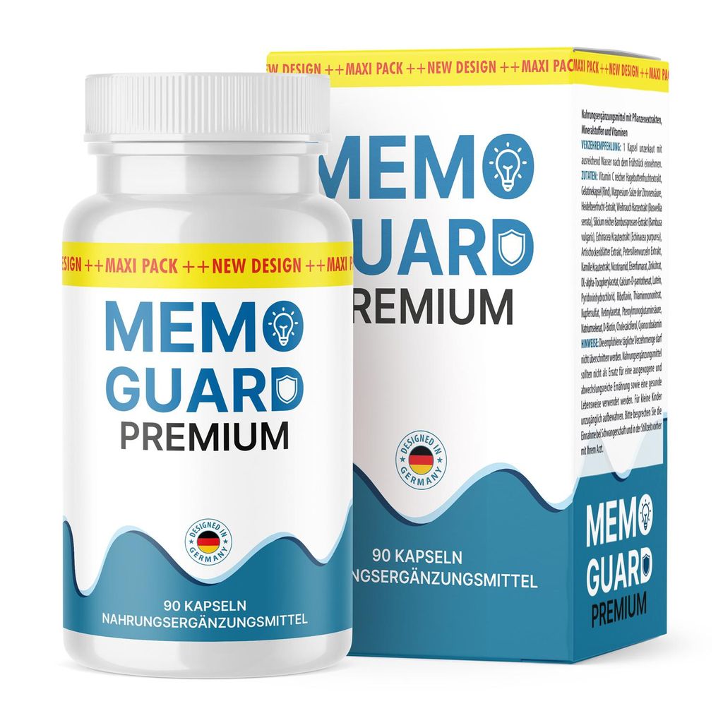 Memo Guard Premium Kapseln  | Für Ihre körperliche Balance Produktbild 
