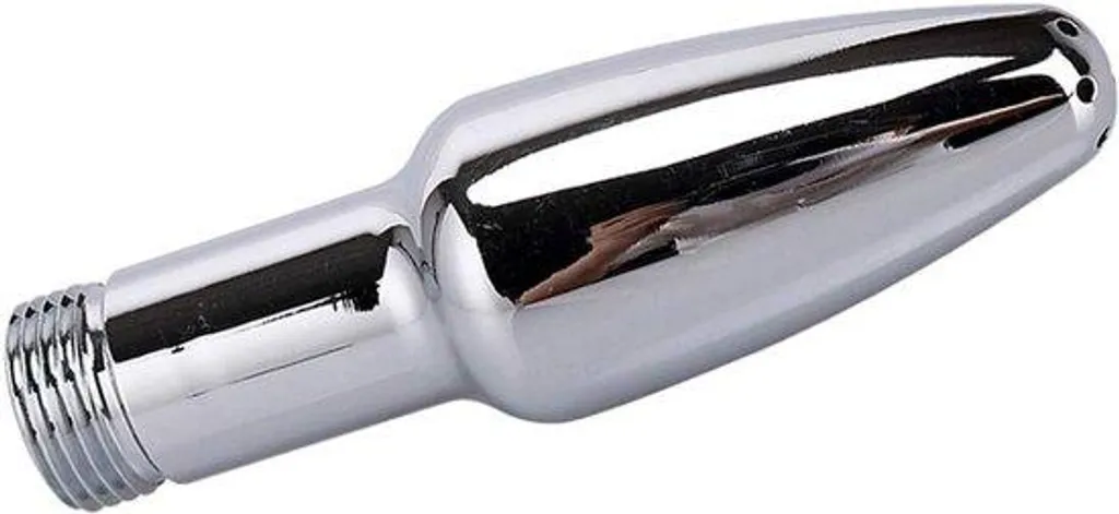 Douchette de lavement en aluminium argenté, système de soin ergonomique