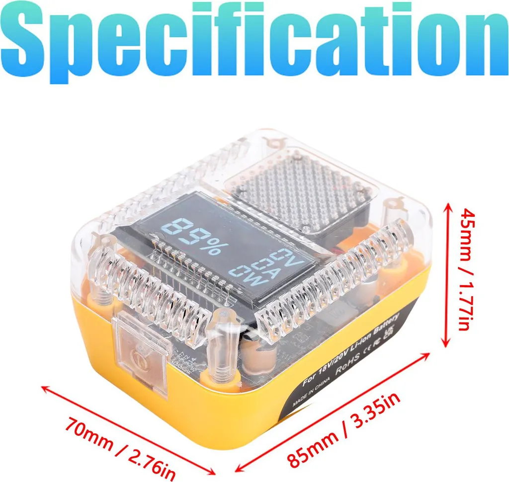 Adaptateur Batterie DW DCB200 140W : Solution de Charge Mobile 5A - 5